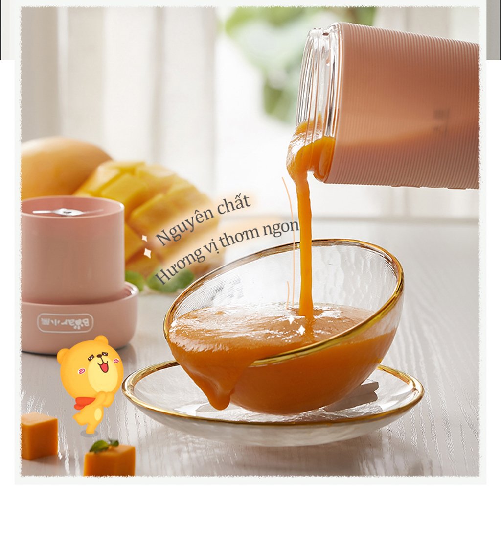 Máy Xay Sinh Tố Cầm Tay Bear Llj-B03C1 Máy Xay Sinh Tố Cầm Tay Bear Llj-B03C1