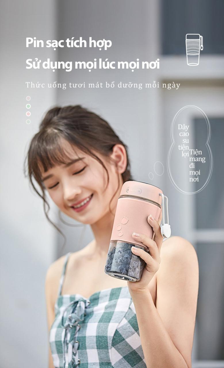 Máy Xay Sinh Tố Cầm Tay Bear Llj-B03C1 Máy Xay Sinh Tố Cầm Tay Bear Llj-B03C1