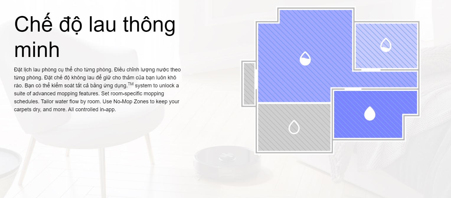 Roborock S6 Maxv Robot Hút Bụi Lau Nhà Thông Minh Camera Kép 7 Roborock S6 Maxv Robot Hút Bụi Lau Nhà Thông Minh Camera Kép