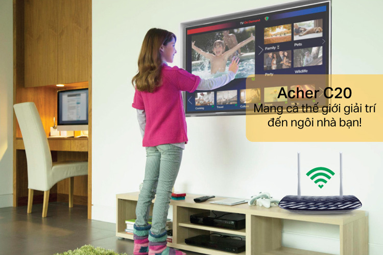 Router Wifi Tp-Link Archer C20 Băng Tần Kép Ac750 7 Router Wifi Tp-Link Archer C20 Băng Tần Kép Ac750 - Akia Smart Home