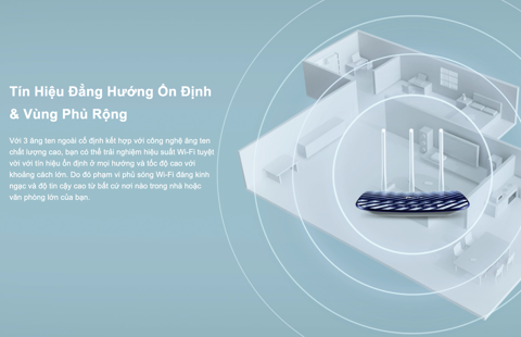 Router wifi TP-Link Archer C20 băng tần kép AC750 | AKIA