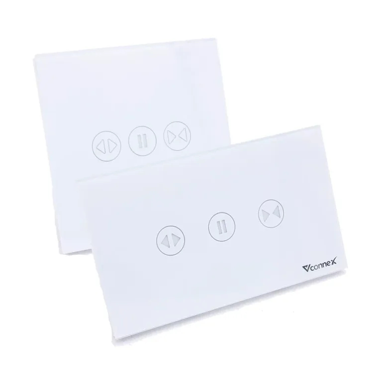 Công tắc rèm đơn wifi Vconnex không viền | AKIA