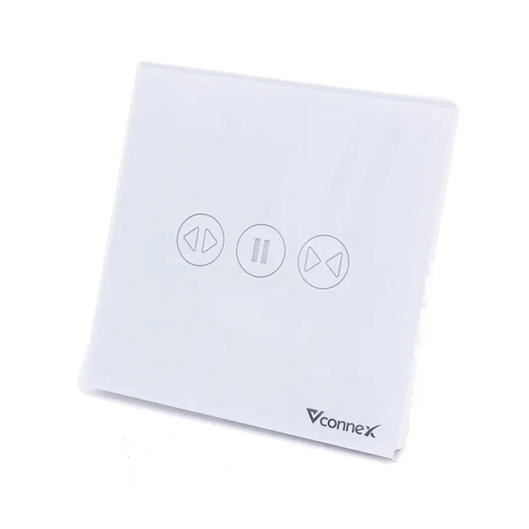 Công tắc rèm đơn wifi Vconnex không viền | AKIA