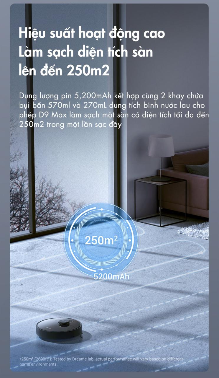 Robot Hút Bụi Lau Nhà Dreame D9 Max - Akia Smart Home Robot Hút Bụi Lau Nhà Dreame D9 Max - Akia Smart Home