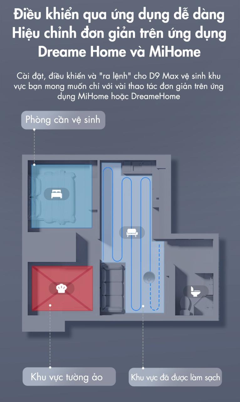 Robot Hút Bụi Lau Nhà Dreame D9 Max - Akia Smart Home Robot Hút Bụi Lau Nhà Dreame D9 Max - Akia Smart Home