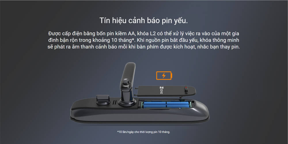 Khóa Ezviz L2S A0 Black Khóa Ezviz L2S A0 Black