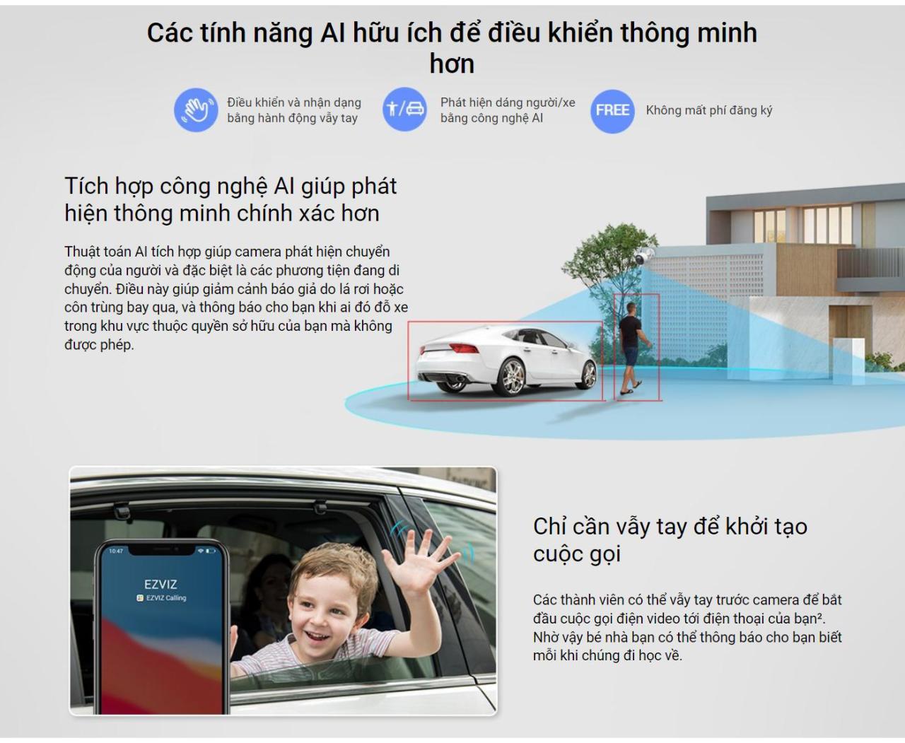 Camera Ngoài Trời Ezviz H3 Bản 5Mp Quay Phim 3K Camera Ngoài Trời Ezviz H3 Bản 5Mp Quay Phim 3K