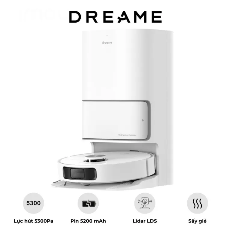 Robot lau sàn hút bụi tự làm sạch Dreame Bot L10 Ultra