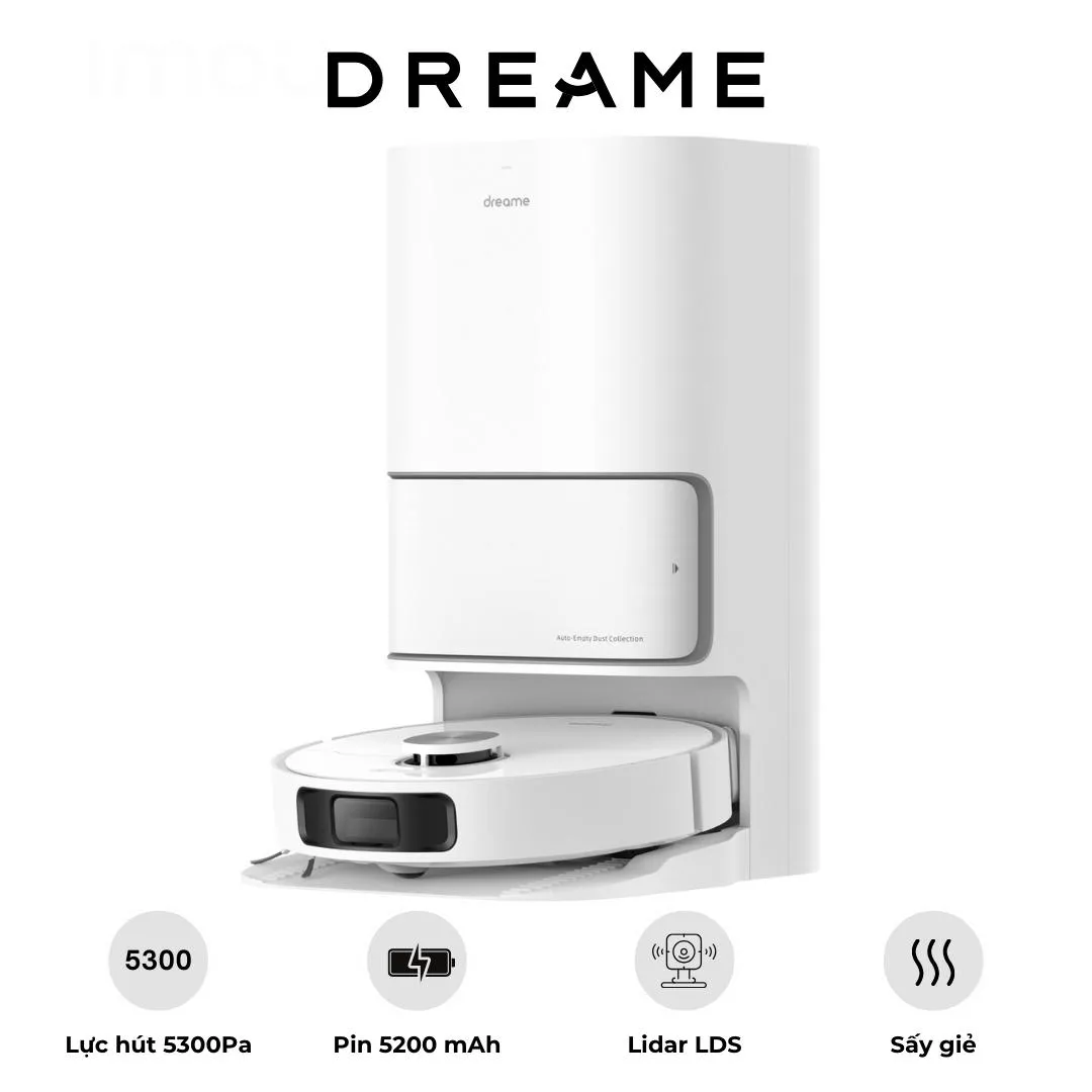 Robot lau sàn hút bụi tự làm sạch Dreame Bot L10 Ultra