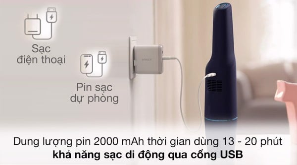 Máy Hút Bụi Mini Eufy Homevac H11 T2520 Máy Hút Bụi Mini Eufy Homevac H11 T2520