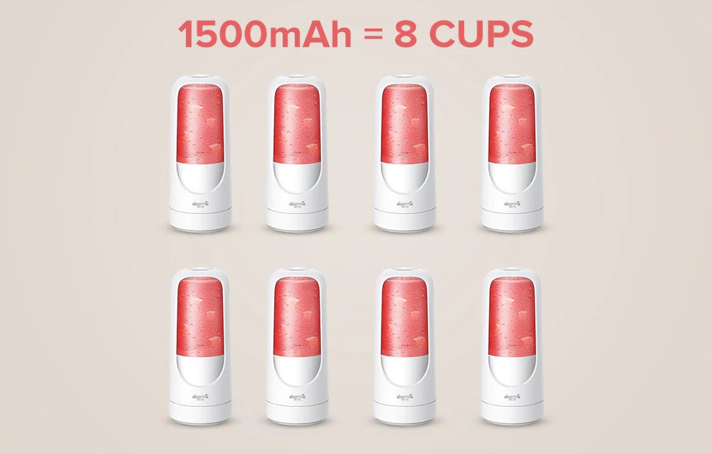 Máy Xay Sinh Tố Cầm Tay Deerma Nu30 Dung Tích 300Ml - Sử Dụng Pin Sạc Cổng Usb Máy Xay Sinh Tố Cầm Tay Deerma Nu30 Dung Tích 300Ml - Sử Dụng Pin Sạc Cổng Usb