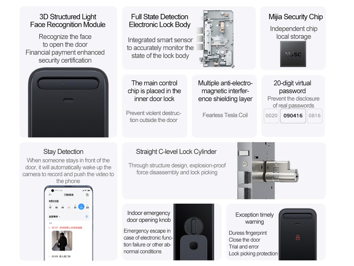 Khoá Thông Minh Xiaomi Smart Door Lock X - Nhận Diện Khuôn Mặt Khoá Thông Minh Xiaomi Smart Door Lock X - Nhận Diện Khuôn Mặt
