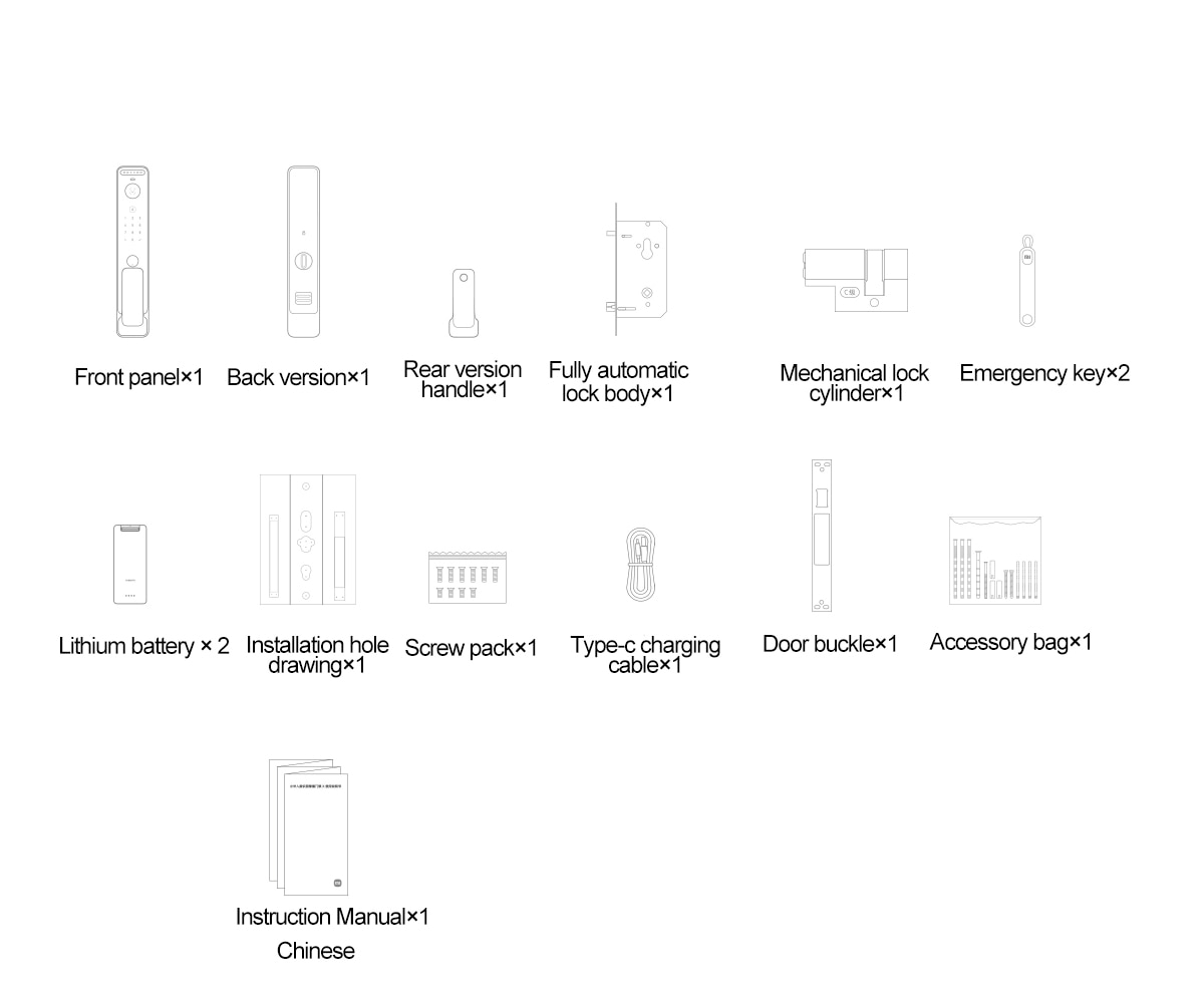 Khoá Thông Minh Xiaomi Smart Door Lock X - Nhận Diện Khuôn Mặt Khoá Thông Minh Xiaomi Smart Door Lock X - Nhận Diện Khuôn Mặt
