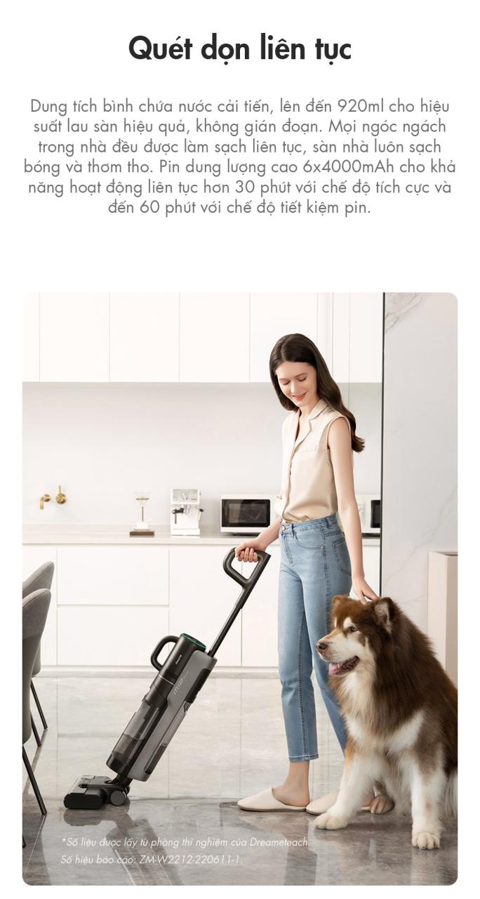 Máy Lau Sàn Kiêm Hút Bụi Cầm Tay Dreame M12 16 Máy Lau Sàn Kiêm Hút Bụi Cầm Tay Dreame M12