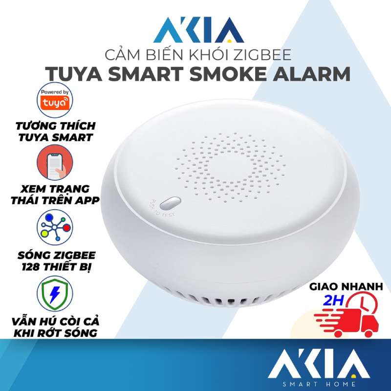 8 Điều Về Cảm Biến Báo Khói Không Dây Mới Nhất Năm 2023 58 Cảm Biến Khói Tuya Zigbee
