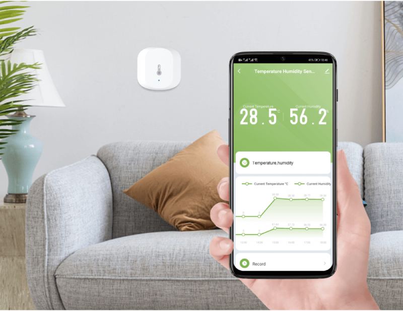8 Bộ Cảm Biến Nhiệt Độ Và Độ Ẩm Không Khí Tốt Nhất 2023 47 Cảm Biến Nhiệt Độ Môi Trường Tương Thích Với Các Thiết Bị Thông Minh Khác