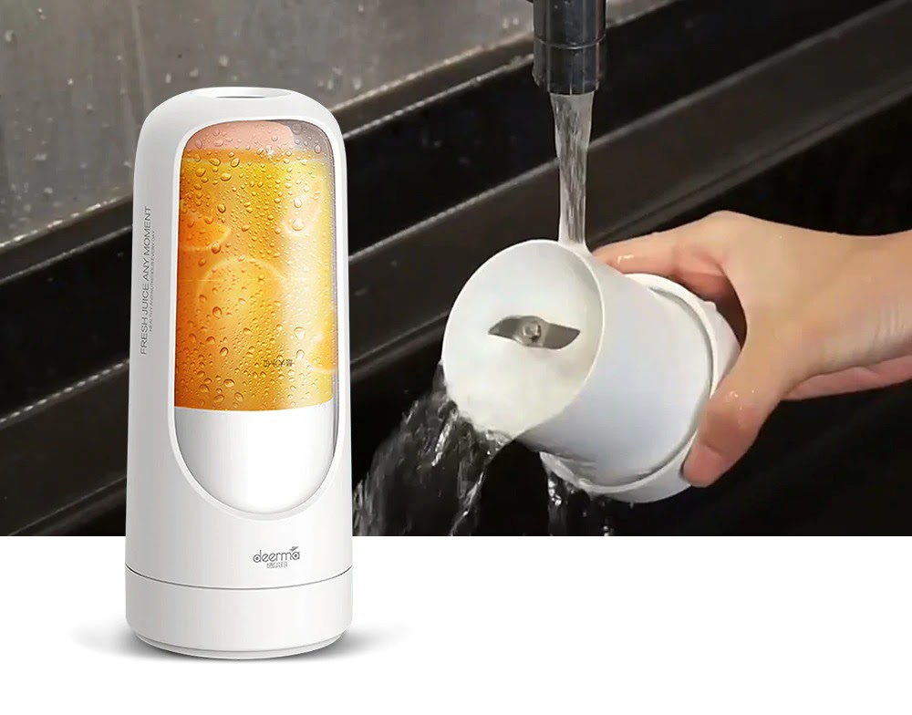 Máy Xay Sinh Tố Cầm Tay Deerma Nu30 Dung Tích 300Ml - Sử Dụng Pin Sạc Cổng Usb Máy Xay Sinh Tố Cầm Tay Deerma Nu30 Dung Tích 300Ml - Sử Dụng Pin Sạc Cổng Usb