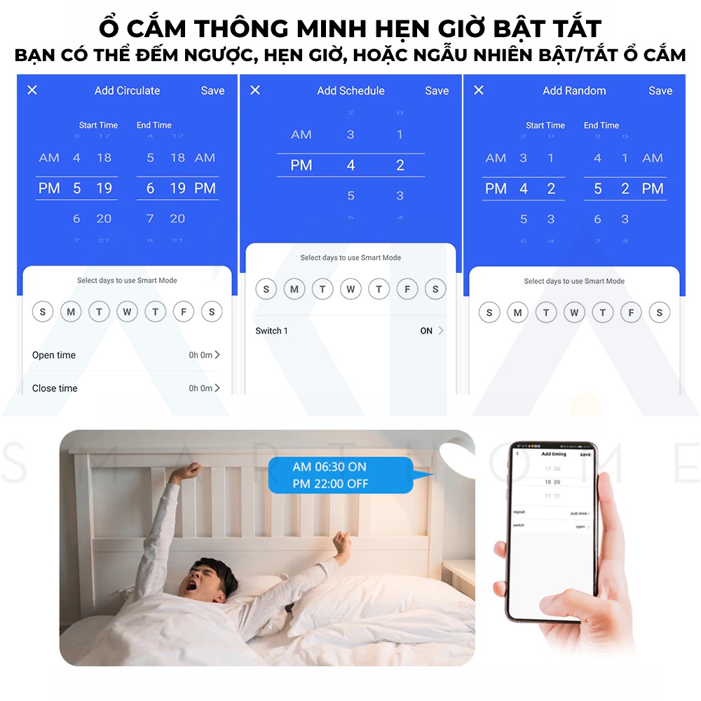 Ổ Cắm Wifi Thông Minh Akia 3500W 16A - Tuya Smart Plug Đo Điện Tiêu Thụ, Kết Nối App Smart Life Ổ Cắm Wifi Thông Minh Akia 3500W 16A - Tuya Smart Plug Đo Điện Tiêu Thụ, Kết Nối App Smart Life