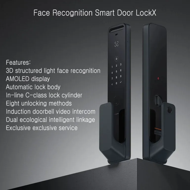 Khoá thông minh Xiaomi Smart Door Lock X - nhận diện khuôn mặt
