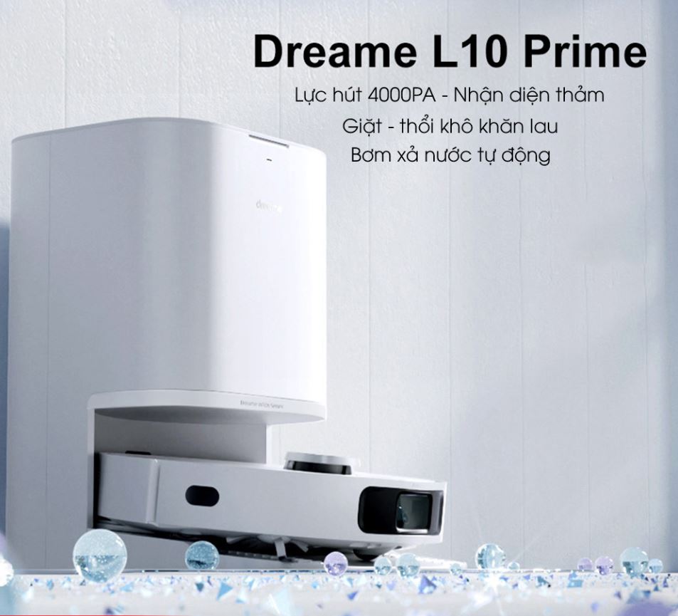 Robot Hút Bụi Lau Nhà Dreame L10 Prime - Akia Smart Home Robot Hút Bụi Lau Nhà Dreame L10 Prime - Akia Smart Home