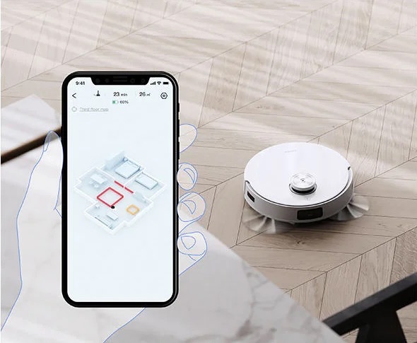 Robot Hút Bụi Lau Nhà Ecovacs Deebot T10 Omni 28 Robot Hút Bụi Lau Nhà Ecovacs Deebot T10 Omni - Akia Smart Home