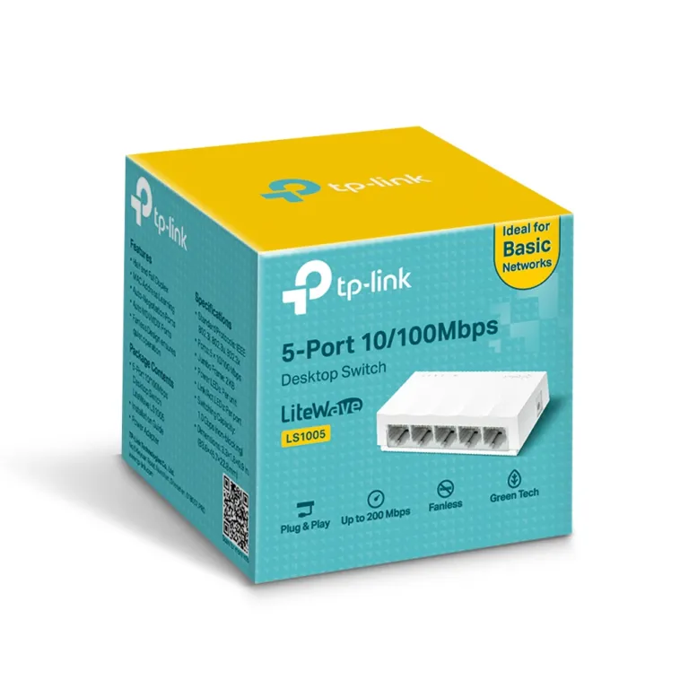 Switch TP-Link LS1005 Để Bàn 5 Cổng 10/100Mbps