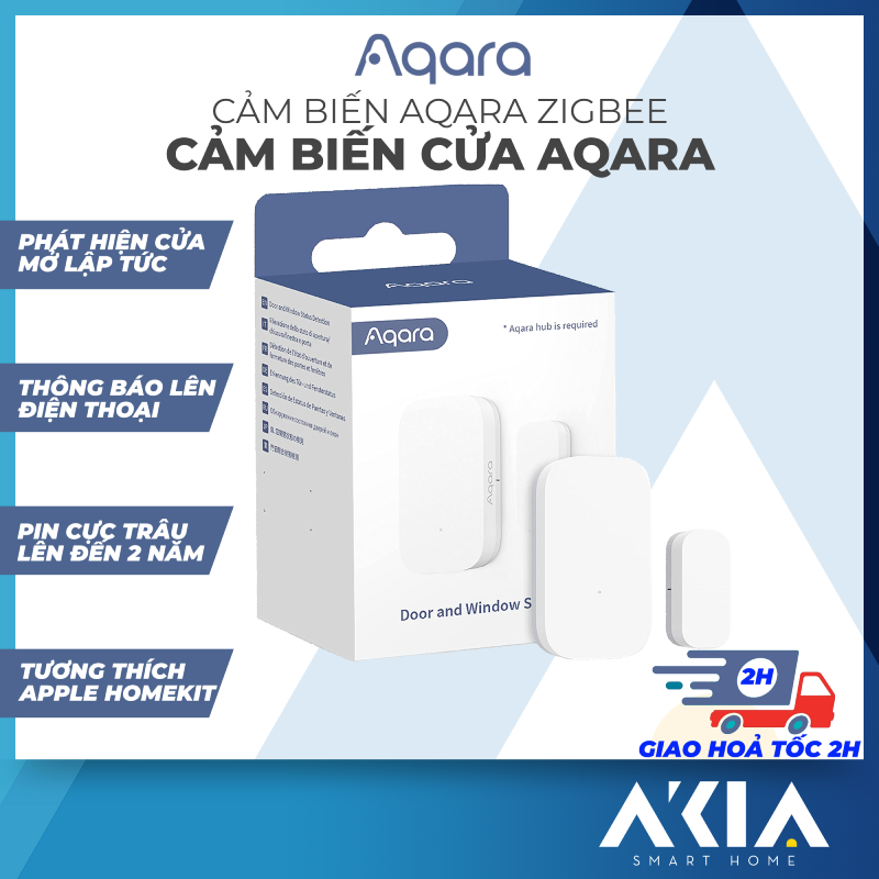 Top 11+ Thiết Bị Điện Thông Minh Aqara Chính Hãng - Đáng Mua 41 Cảm Biến Cửa Ra Vào Và Cửa Sổ Aqara Mccgq11Lm