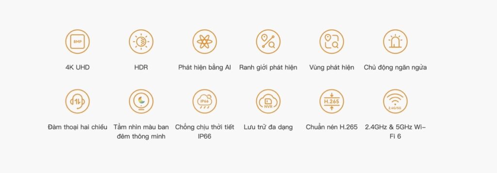Camera Imou Knight Ipc-F88Fip-V2 Ngoài Trời Full Color 4K 3 Camera Imou Knight Ipc-F88Fip-V2 Ngoài Trời Full Color 4K - Akia Smart Home
