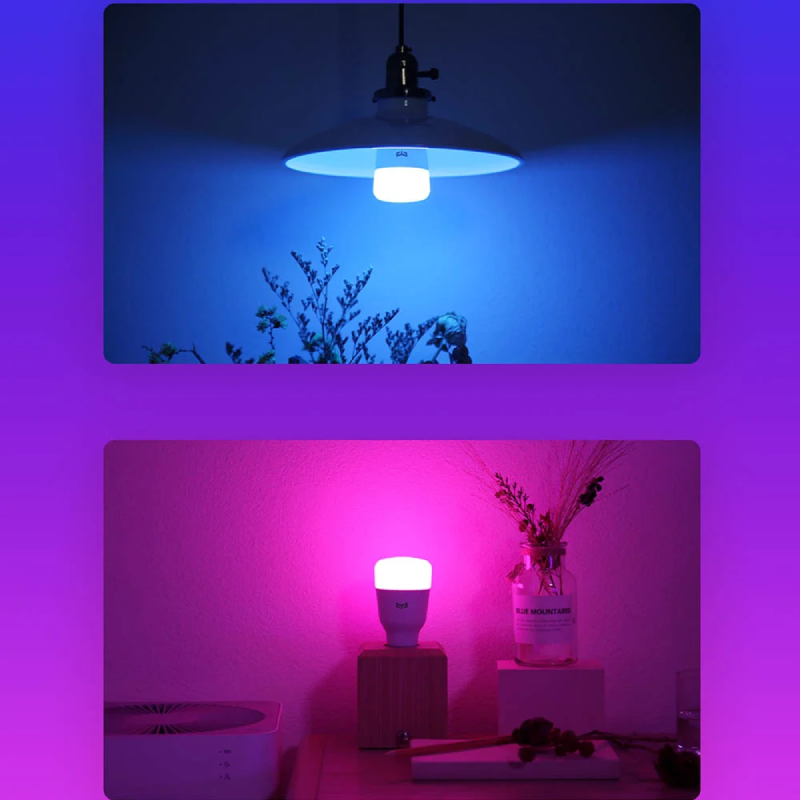 Đèn Thông Minh Yeelight Cube Smart Lamp 4 Đèn Thông Minh Yeelight Bulb 1S Có Mức Tiêu Thụ Điện Năng Rất Thấp