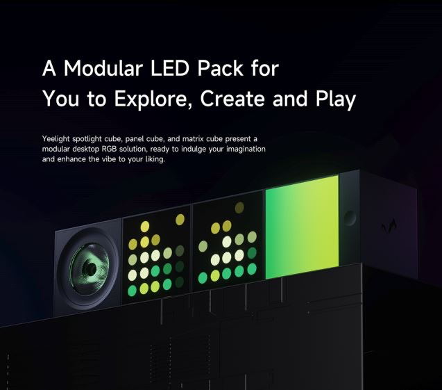 Đèn Thông Minh Yeelight Cube Smart Lamp 16 Đèn Thông Minh Yeelight Cube Smart Lamp