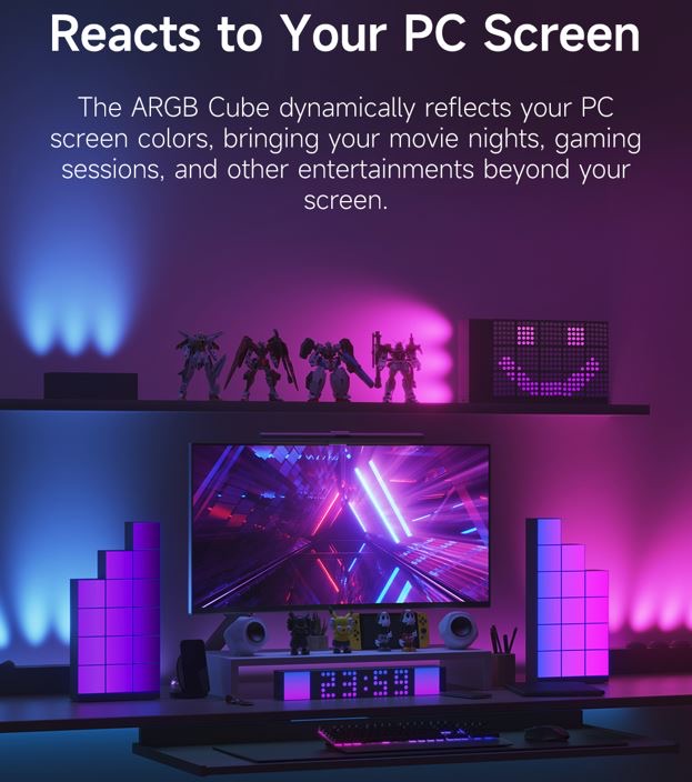 Đèn Thông Minh Yeelight Cube Smart Lamp 20 Đèn Thông Minh Yeelight Cube Smart Lamp