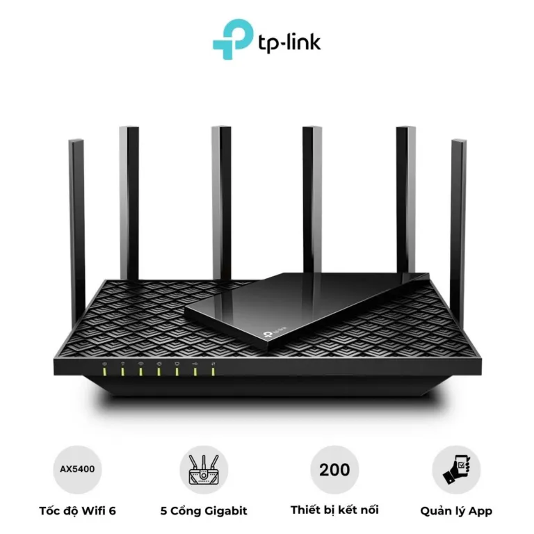 Router Wi-Fi 6 TP-Link Archer AX73 Gigabit AX5400 - AKIA Smart Home