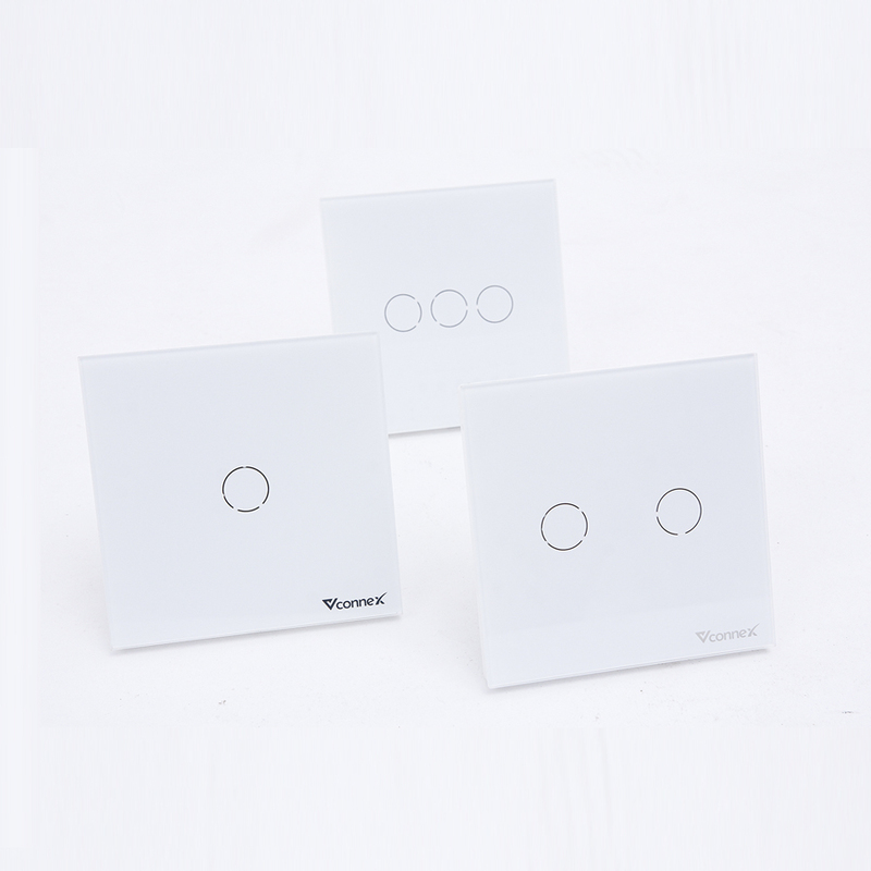Top 5 Công Tắc Điều Khiển Bằng Giọng Nói Tốt Nhất 2023 60 Công Tắc Thông Minh Vconnex Wifi – Không Viền Cao Cấp – Màu Trắng
