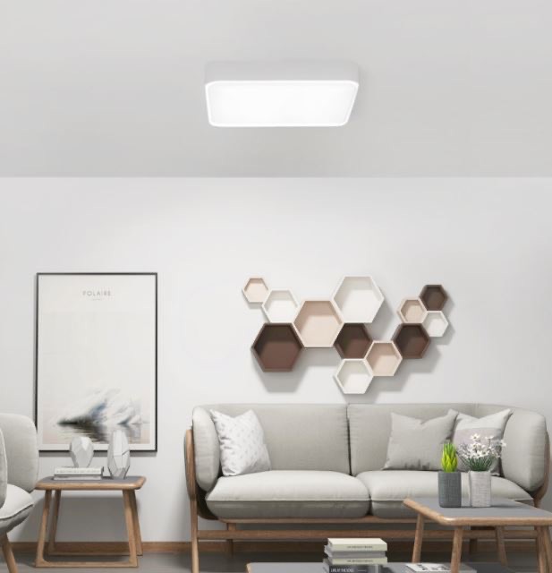 Đèn Ốp Trần Yeelight S500 Vuông Dòng S Series 9 Đèn Ốp Trần Yeelight S500 Vuông Dòng S Series - Akia Smart Home