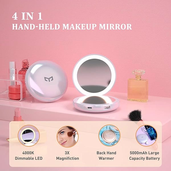 Đèn Gương 4 In 1 Yeelight Hand-Held Makeup Mirror C20 Đèn Gương 4 In 1 Yeelight Hand-Held Makeup Mirror C20