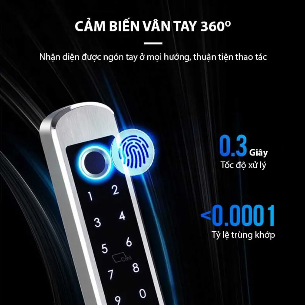 Khoá Cửa Nhôm Laffer Xf19 Vân Tay 5 Trong 1 37 Khoá Cửa Nhôm Laffer Xf19 Vân Tay 5 Trong 1 - Akia Smart Home