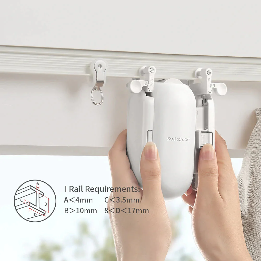 Thiết Bị Rèm Cửa Thông Minh Switchbot Curtain 25 Thiết Bị Rèm Cửa Thông Minh Switchbot Curtain