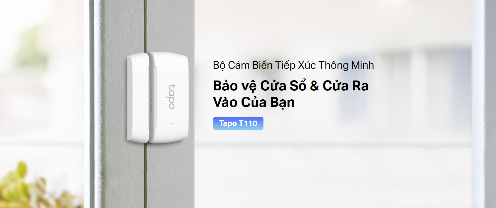 Top 10 Cảm Biến Cửa Từ Không Dây Giá Tốt, Chính Hãng 2023 19 Cảm Biến Cửa Từ Tapo T110 Thiết Kế Nhỏ Gọn, Kết Nối Wifi Đóng Mở Cửa Từ Xa