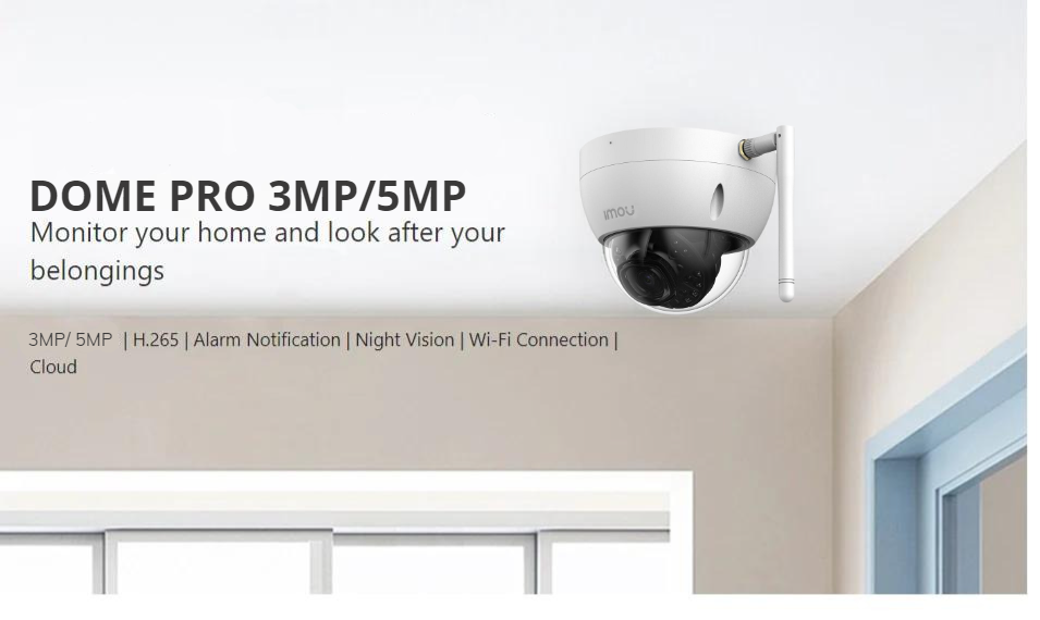 Camera Imou Dome Pro 3Mp/5Mp 9 Camera Imou Dome Pro 3Mp/5Mp