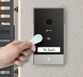 Chuông cửa có hình Ezviz HP7 2K mở cửa từ xa | AKIA