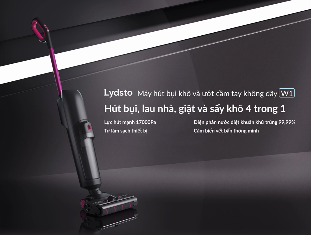 Máy Hút Bụi Lau Nhà Lydsto W1 15 Máy Hút Bụi Lau Nhà Lydsto W1