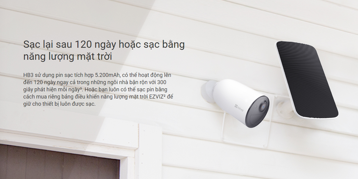 Bộ Camera Dùng Pin Ezviz Hb3 2K 20 Bộ Camera Dùng Pin Ezviz Hb3 2K