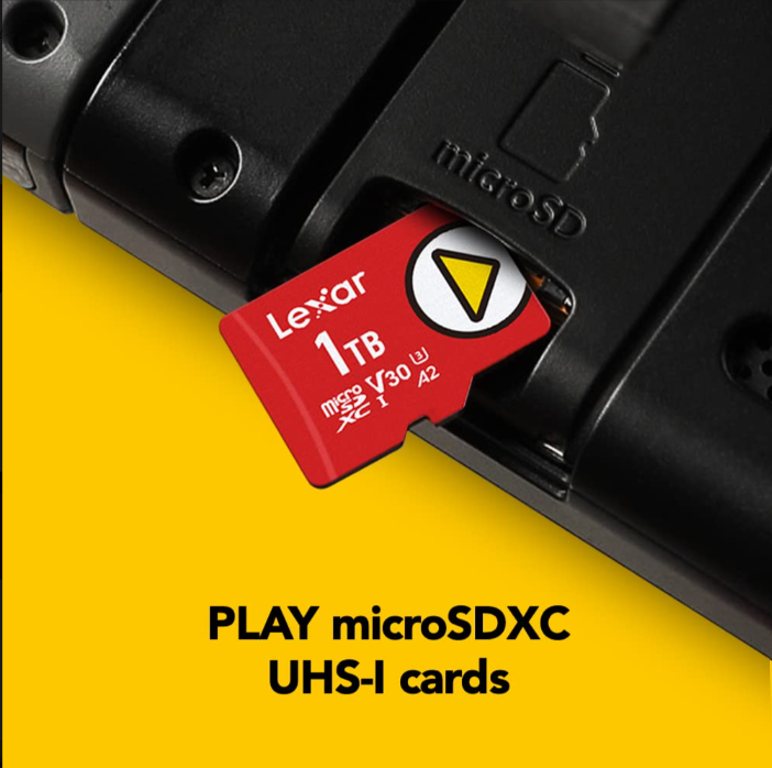Thẻ Nhớ Lexar Play 1Tb Microsdxc Uhs-I-Card Tương Thích Với Nintendo Switch - Akia Smart Home Thẻ Nhớ Lexar Play 1Tb Microsdxc Uhs-I-Card Tương Thích Với Nintendo Switch - Akia Smart Home