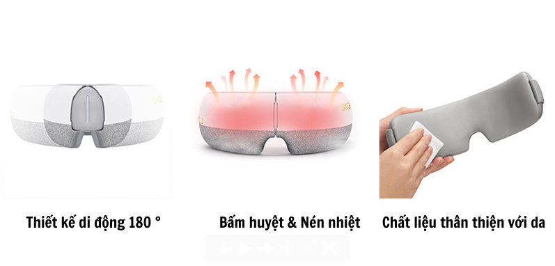 Máy Massage Mắt Skg E3 18 Máy Massage Mắt Skg E3