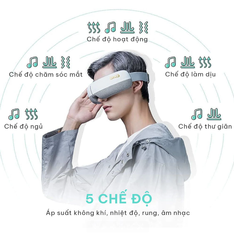 Máy Massage Mắt Skg E3 12 Máy Massage Mắt Skg E3