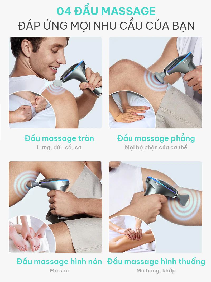 Súng Massage Skg F7-En 9 Súng Massage Skg F7-En