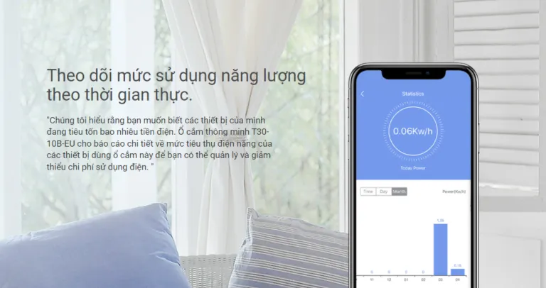 Ổ cắm điện thông minh Ezviz T31 | AKIA