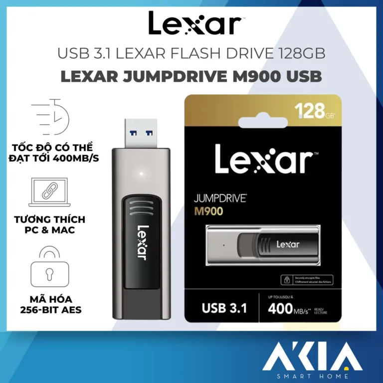 USB Lexar JumpDrive M900 Titanium tốc độ cao | AKIA