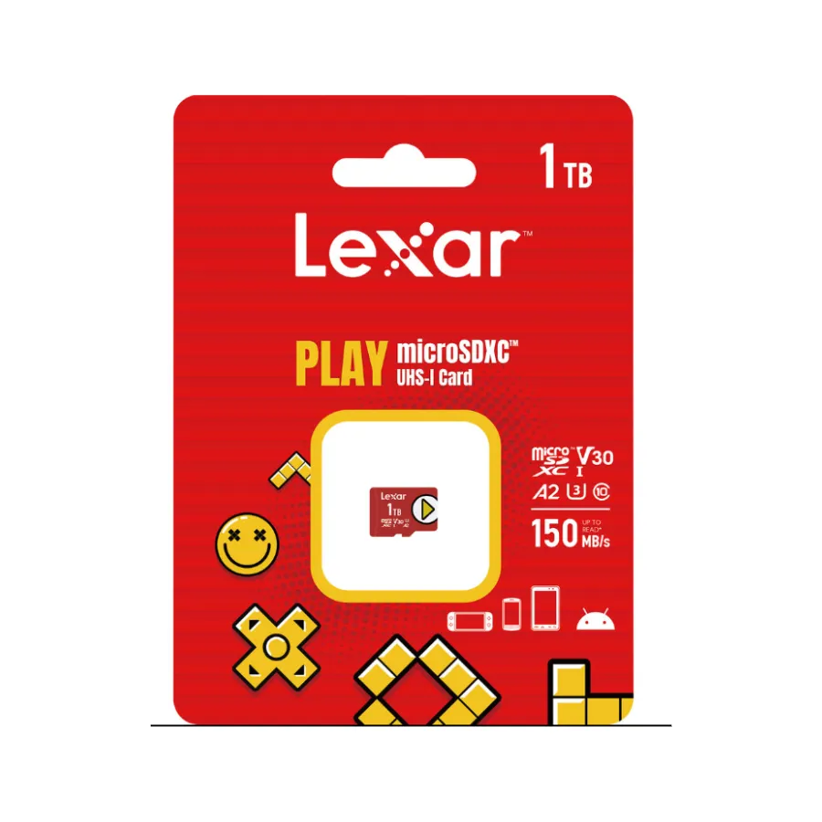 Thẻ nhớ Lexar PLAY 1TB microSDXC UHS-I-Card tương thích với Nintendo Switch | AKIA