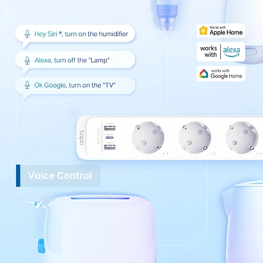 Ổ Cắm Dài Thông Minh Tapo P300 9 Ổ Cắm Dài Thông Minh Tapo P300 - Akia Smart Home
